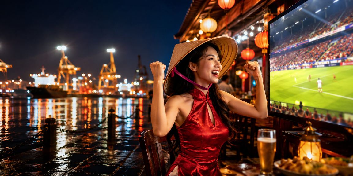 Hình ảnh phong cảnh và biểu tượng cá cược thể thao tại Hải Phòng